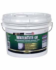 watertite waterproofing concrete paint masonry sealer chalky surface lv zinsser cement primer etch hydraulic flexible cleaner finish